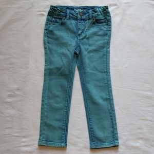 DKNY CHILDREN'S TEAL ROCKER JEANS 4T